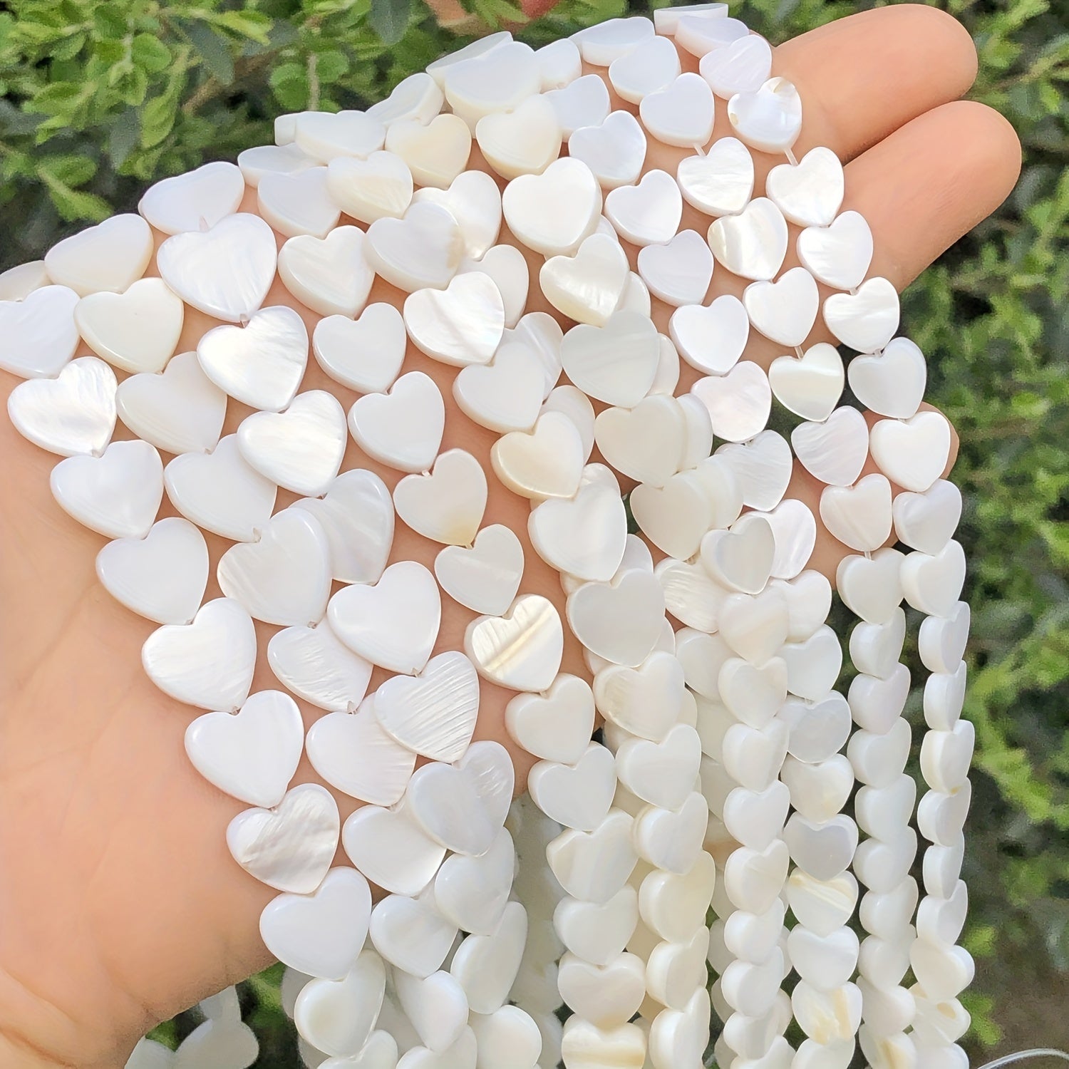 Natural Shell Beads 8-12mm Heart Horseshoe Snail Loose Beads for DIY Jewelry