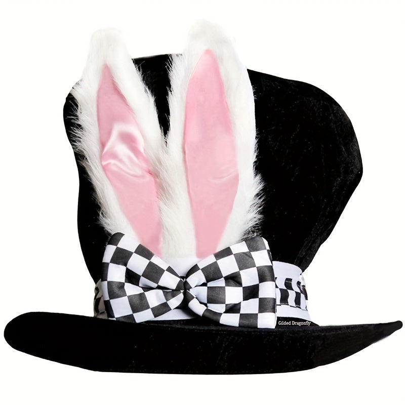 Easter Rabbit Funny Party Hat Velvet Costume Cosplay Plush Topper