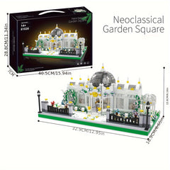 Micro Particle Flower Shop Model Puzzle Toy Set