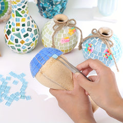 DIY Wooden Vase Flower Container Painting Crafts Home Decoration