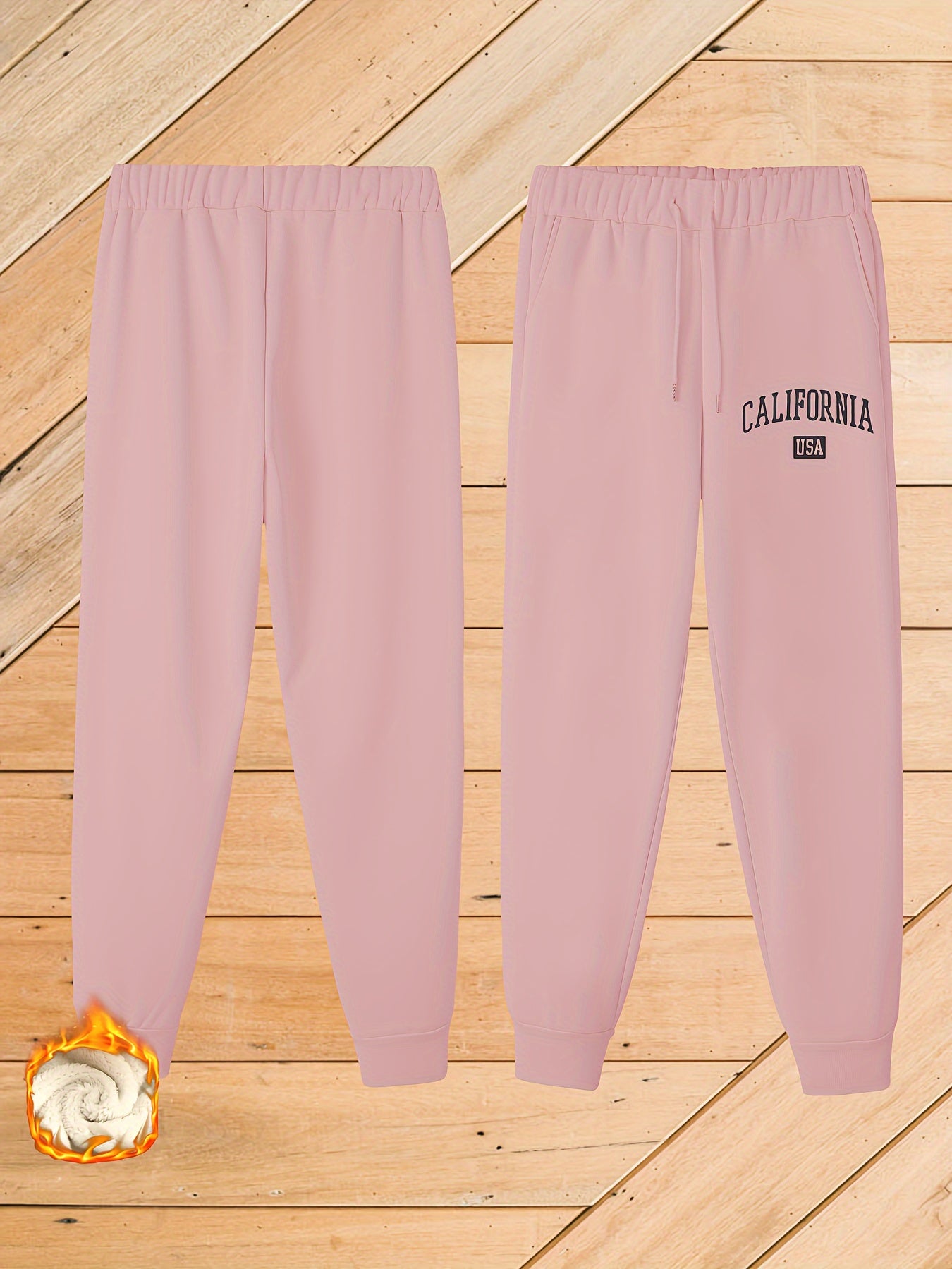  Harem Trousers with Fleece Liner