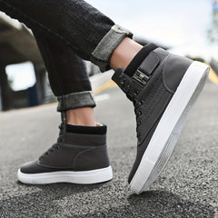 Men's Retro High Top Canvas Shoes