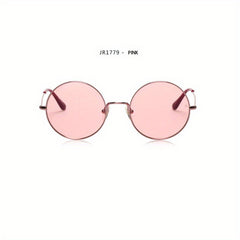 Retro Round Frame Men's Sunglasses Anti UVA UVB
