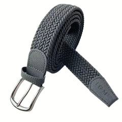 Elastic Large Size Men's Casual Canvas Woven Belt