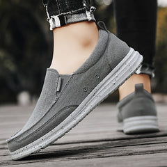 Men's Canvas Loafer Shoes Casual Slip On Lightweight Walking Sneakers