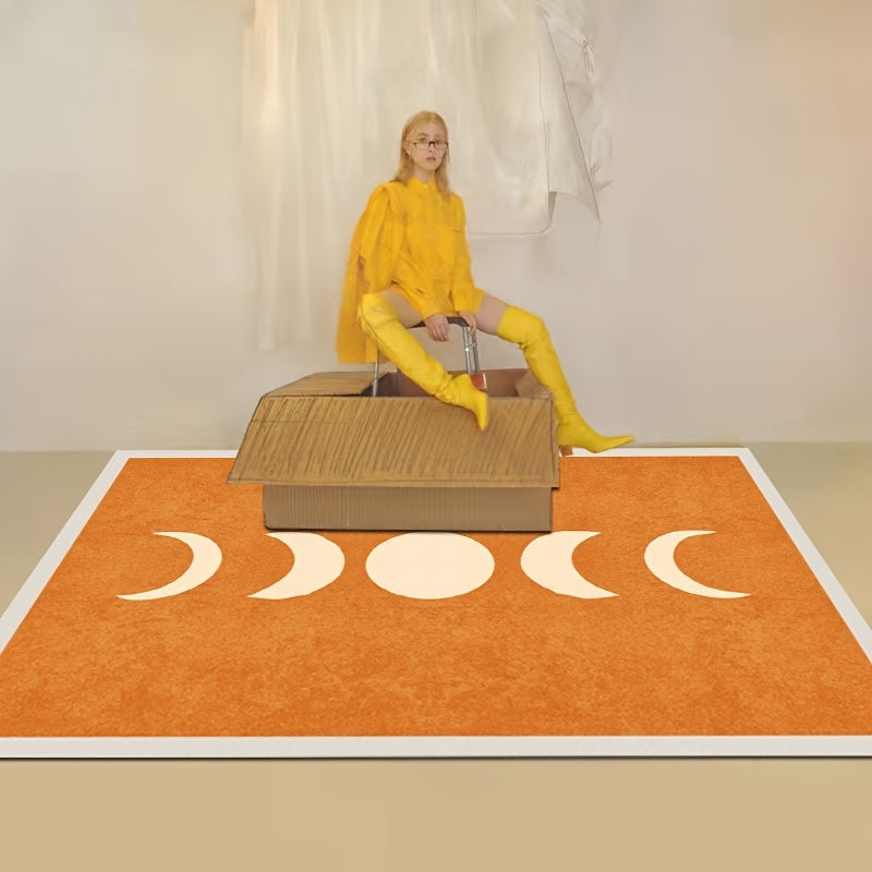 Geometric Area Rug Machine Washable Water Absorbent Non Slip
