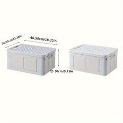 1pc Foldable Storage Box Organizing Box Dormitory Snack Toy Storage Box