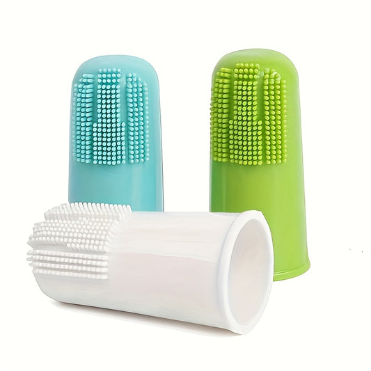 5pcs Dog Toothbrushes Soft Silicone Pet Finger Toothbrush