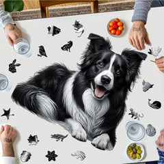 Wooden Puzzle Puppy Parrot Art Paper Box Unique Jigsaw Toy