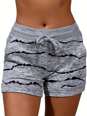 Dual Pockets Drawstring Shorts for Women