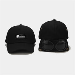 Men's Embroidered Baseball Cap Snapback Letter Trucker Hat