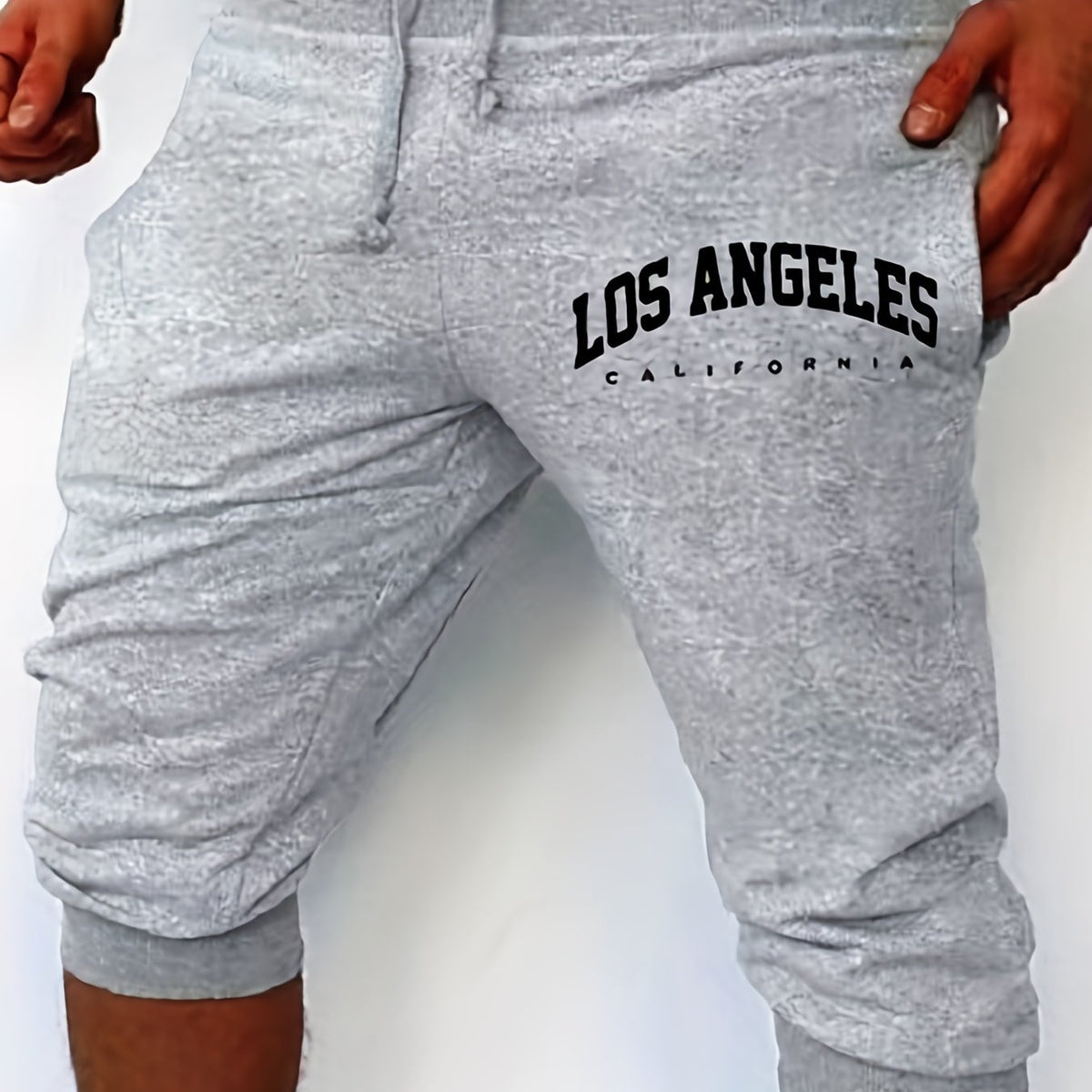 Comfy Elastic Waist Drawstring Shorts for Men