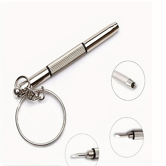 1pc Glasses Screwdriver Keychain Sunglasses Repair Tool