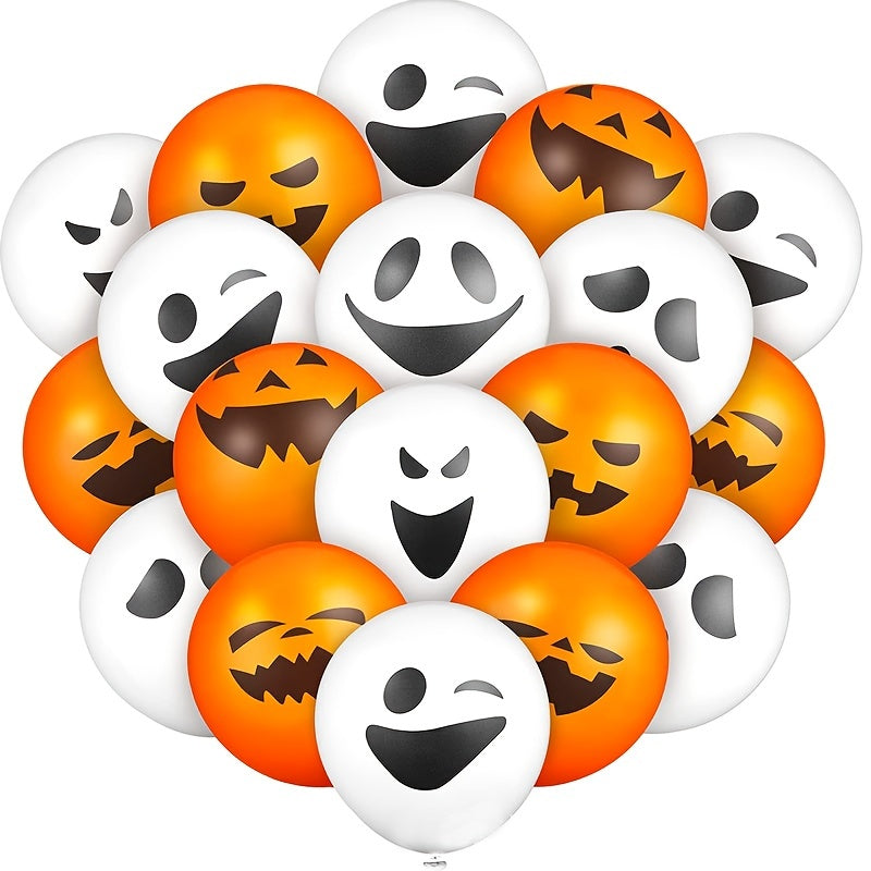 12pcs Halloween Balloons Ghost Pumpkin Skeleton 30 48 Cm Latex Balloons