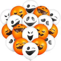 12pcs Halloween Balloons Ghost Pumpkin Skeleton 30 48 Cm Latex Balloons