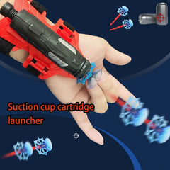 Spider Web Wristband Shooting Set Soft Bullet Launcher Bracelet