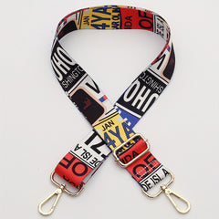 Colorful Pattern Bag Strap Adjustable Shoulder Bag Travel Accessories