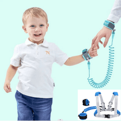 2 in 1 Toddler Leash Anti Lost Wrist Link - Child Safety Harness