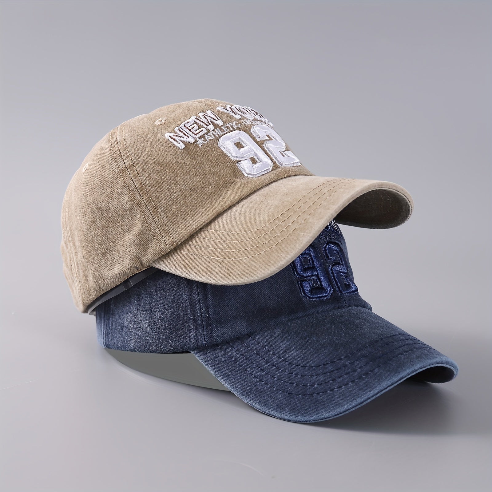 Men's Outdoor Baseball Cap Embroidered Letter Sport Peaked Hat