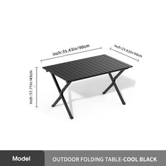 Portable Outdoor Folding Table for Picnic Camping