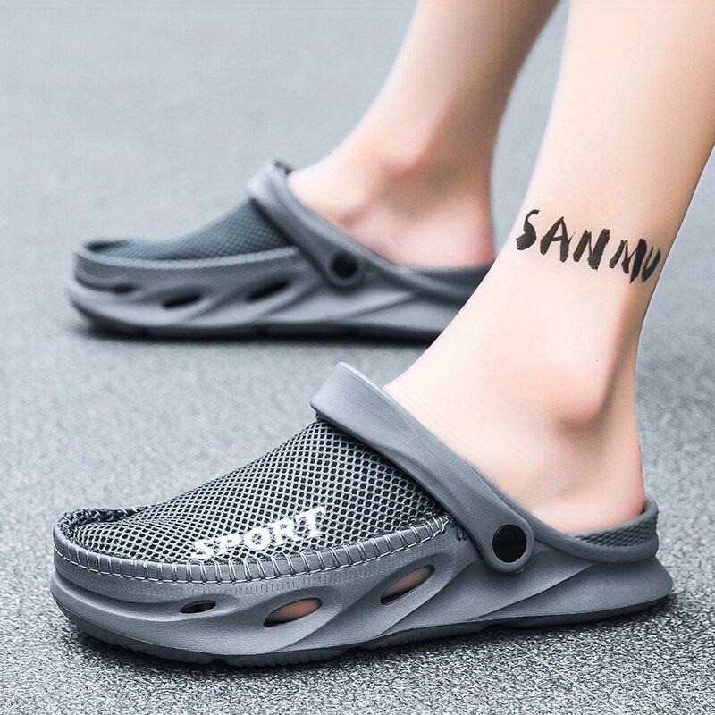 Men's Mesh Breathable Clogs Non Slip Garden Shoes