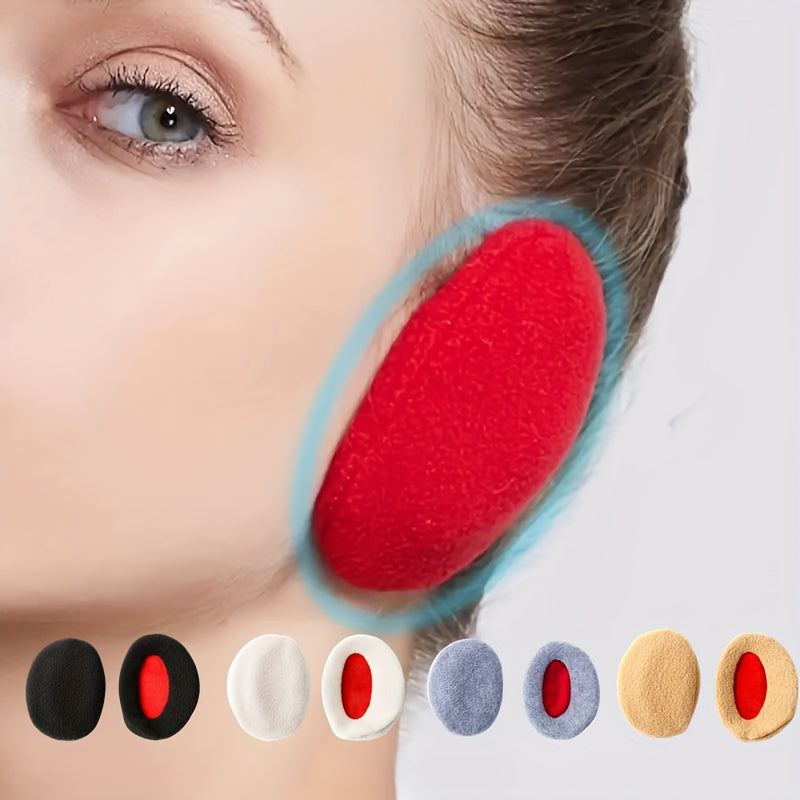 Earbags Earmuffs Solid Bandless Ear Muffs Soft Fleece Ear Warmers