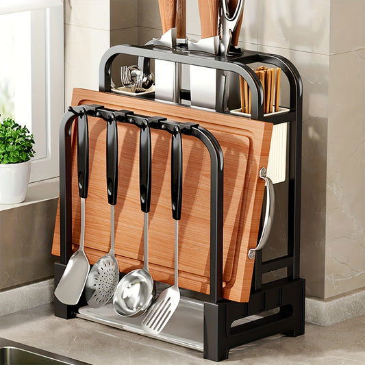 Stainless Steel Cutting Board Rack Kitchen Storage