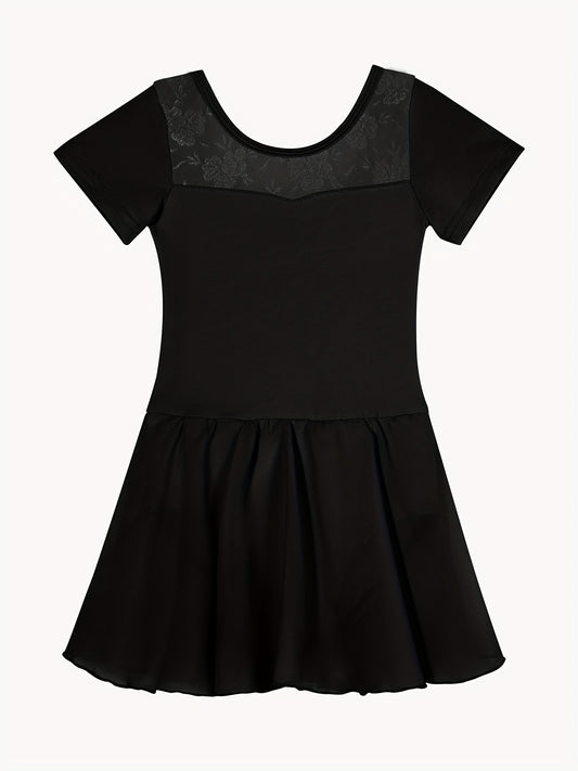 Girl's Ballet Dance Dress Athletic Cotton Stretch Short