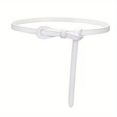 Vintage Knotted Thin Belt Casual Dress Belt Classic Sweater Shirt Waistband