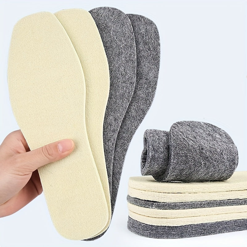 Thermal Wool Insoles Thicken Warm Soft Pads