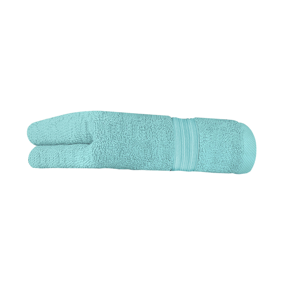 6pcs Absorbent Hand Towel Soft Cotton Set For Bath Hand Gym 69 Teal