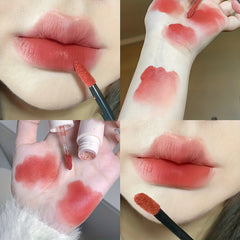 Pink Velvet Matte Lip Glaze Soft Matte Lip Mud Non Fade Lipstick