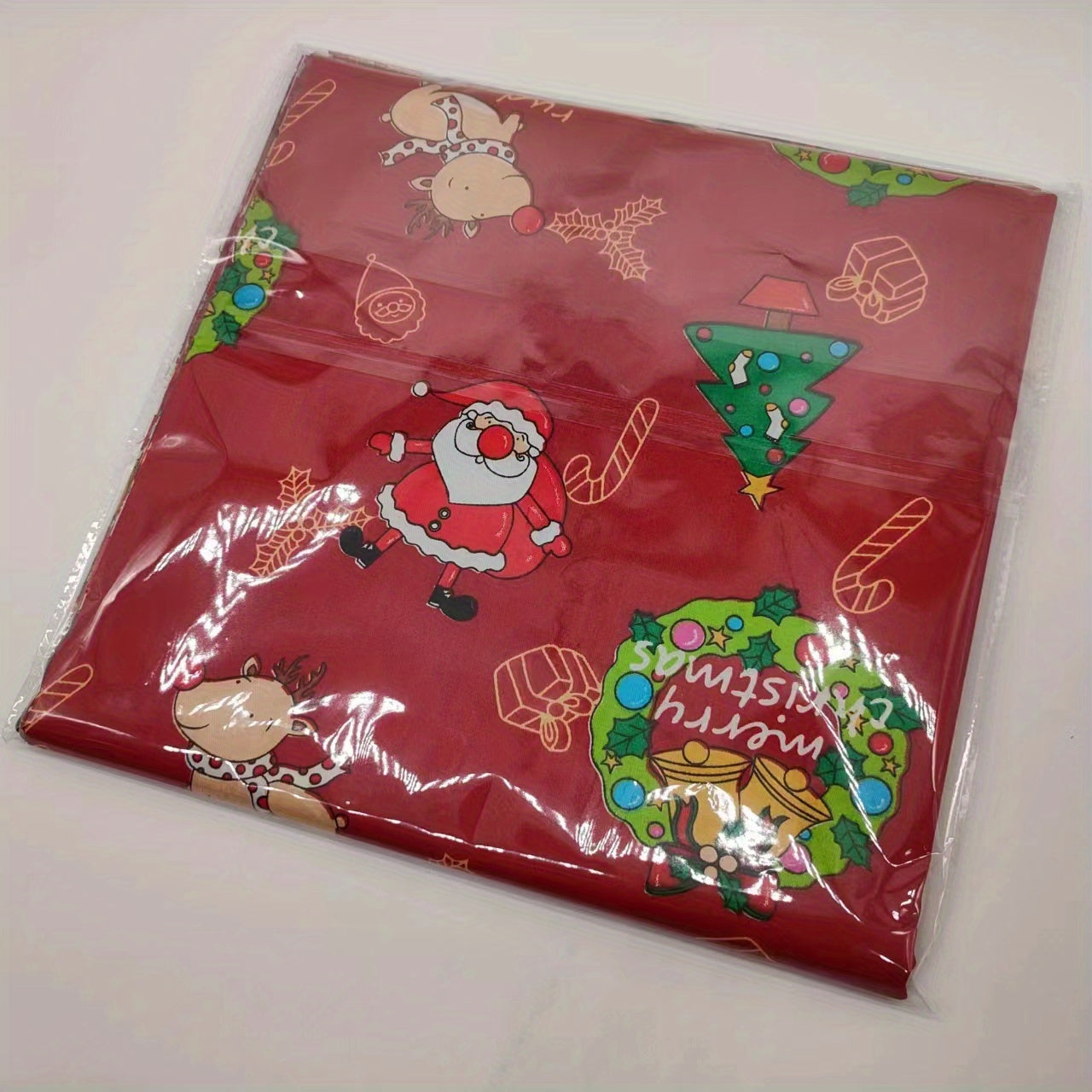 6pcs Christmas Series Twill Cloth Set for DIY Sewing Scrapbooking Quilting Craft