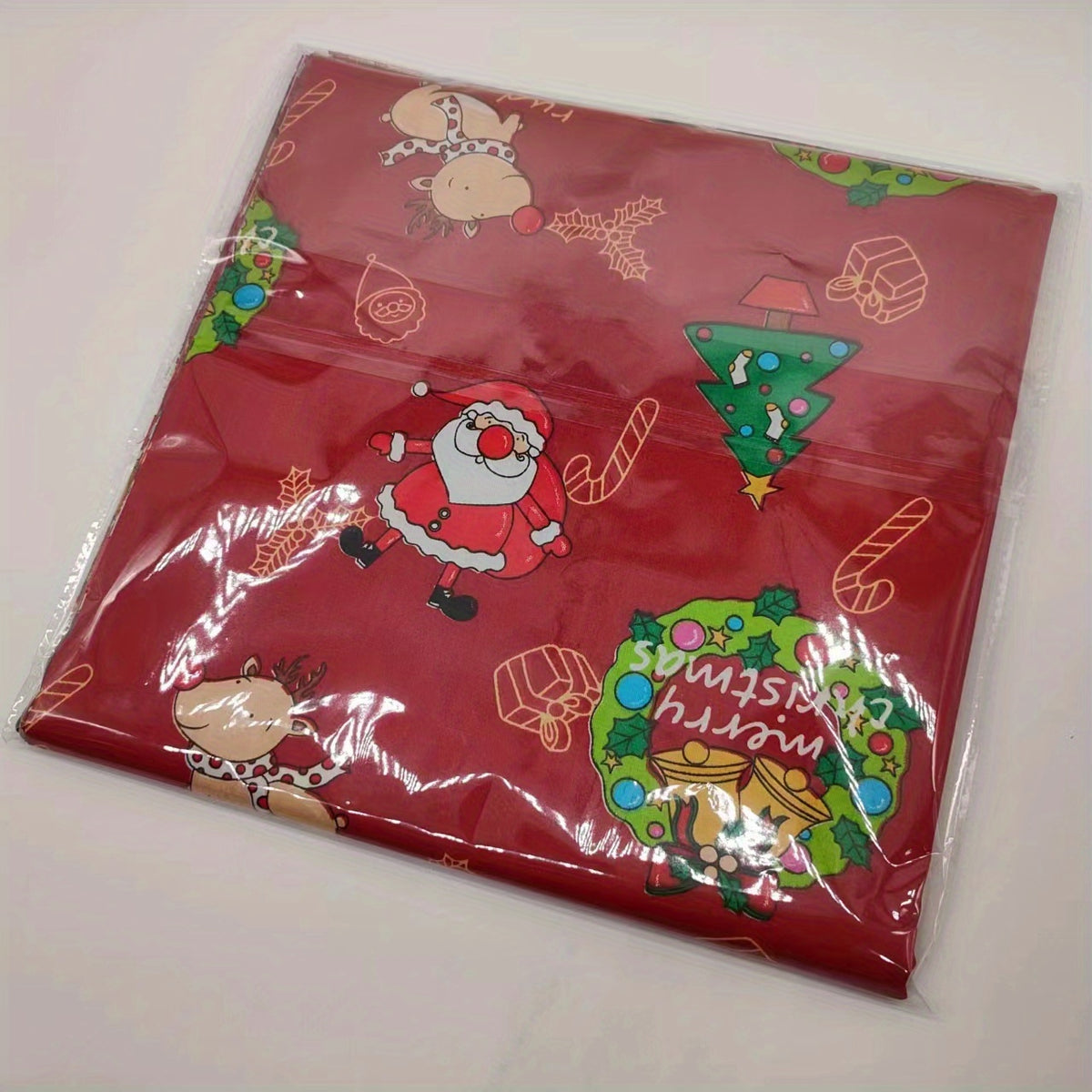 6pcs Christmas Series Twill Cloth Set for DIY Sewing Scrapbooking Quilting Craft