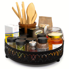 30 48 cm Lazy Susan Organizer Cabinet Spice Rack Organizer for Countertop Bathro