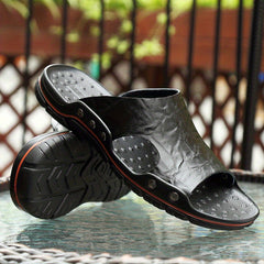 Men's Open Toe Slides Summer Sandals Non Slip