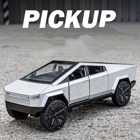 1:36 Style Truck Model Pull Back Light Effect Simulation Model Toy Boy Boxed