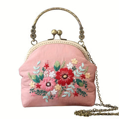 DIY Golden Edge Embroidery Bag Kit for Adults Beginners DIY Wallet Handbag
