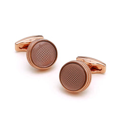 Men's Rose Round Cufflinks XK21S006