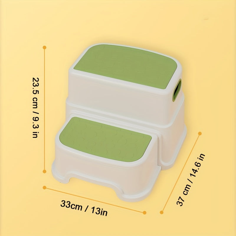 Anti Slip 2 Step Stool for Toilet Potty Training Bathroom Safe