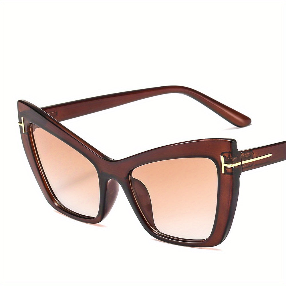 Y2K Cat Eye Sunglasses UV400 Gradient Glasses