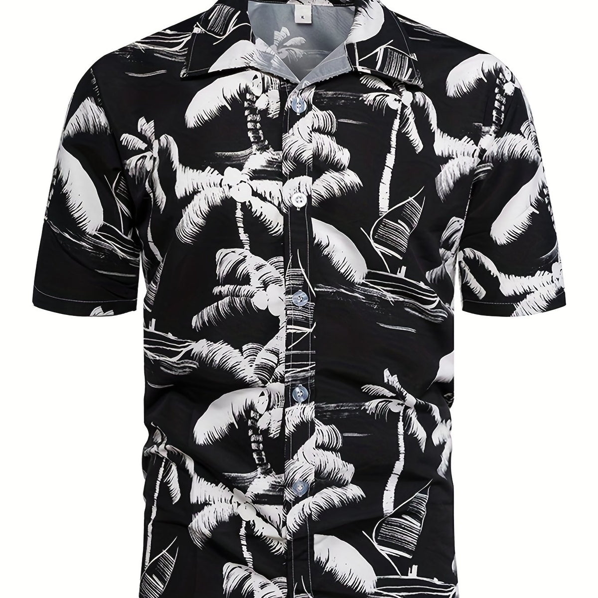 Men's Hawaiian Print Shirt Lightweight Casual Shirt For Spring Summer