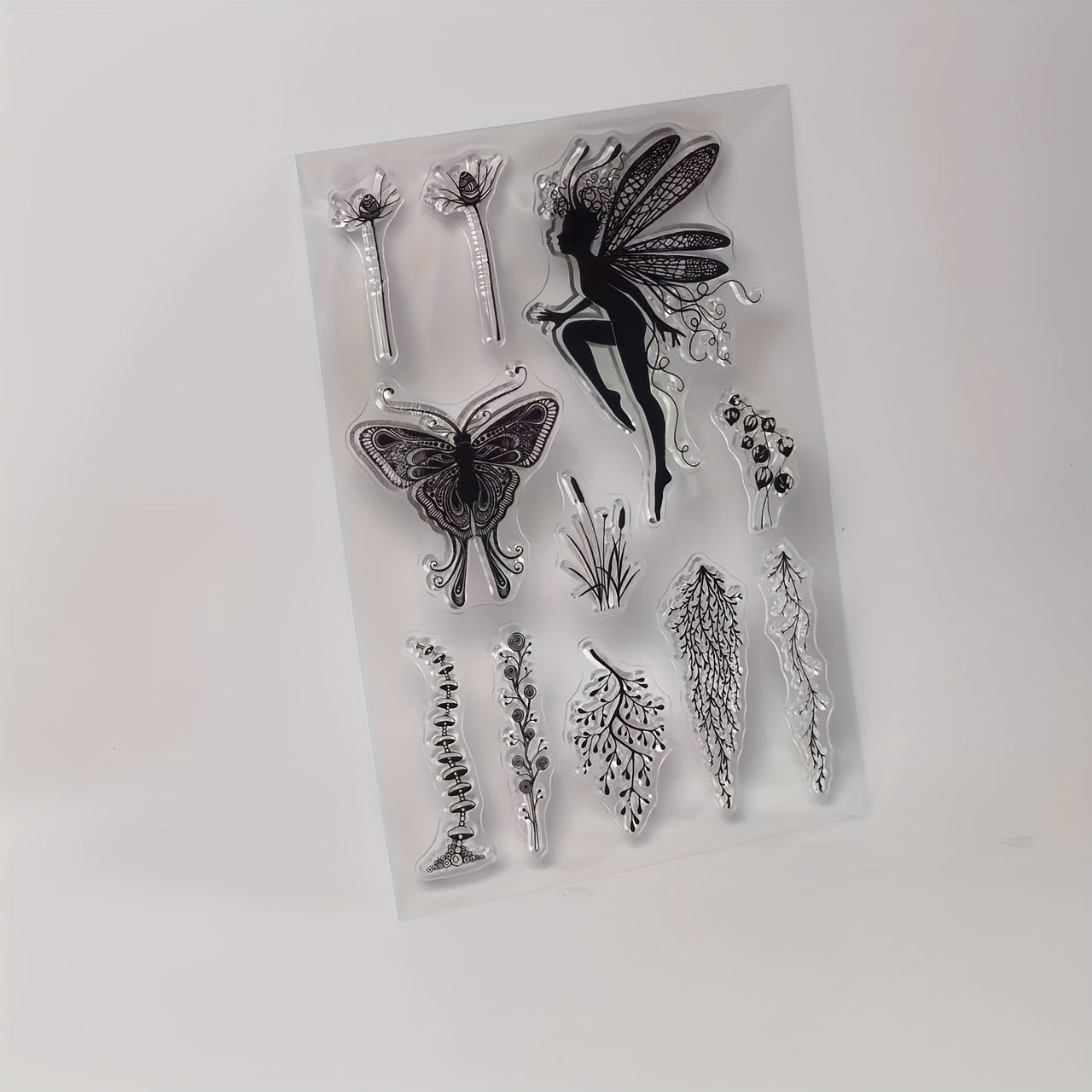 Flower Fairy Butterfly Stamp For Craft
