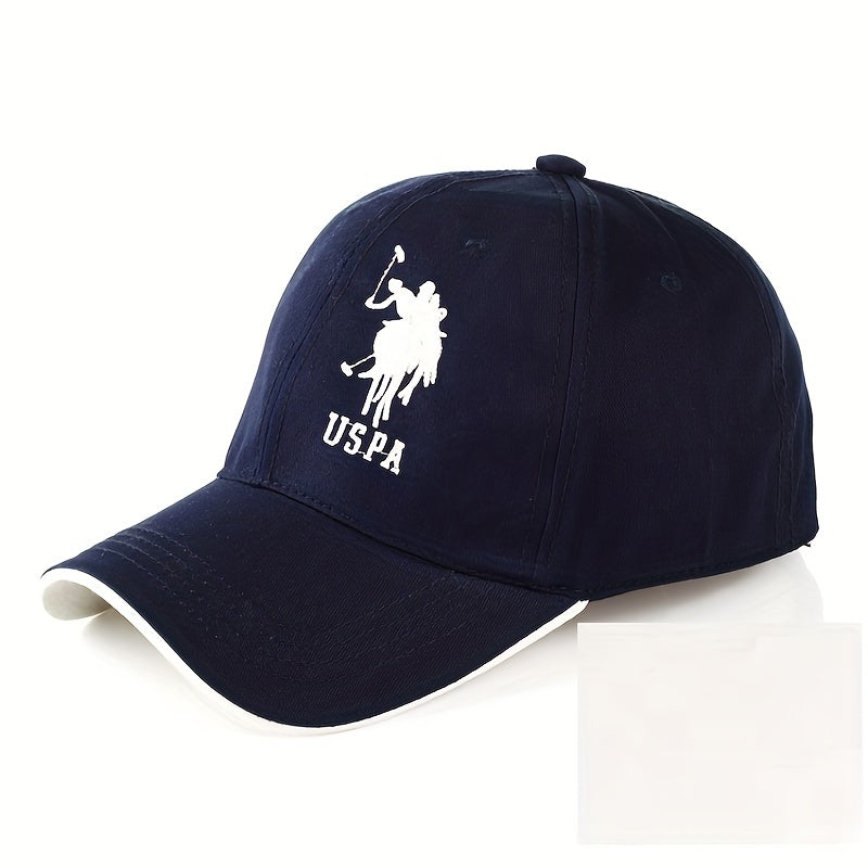 Embroidered Baseball Cap Sun Protection Adjustable Sports Hat for Men and Women