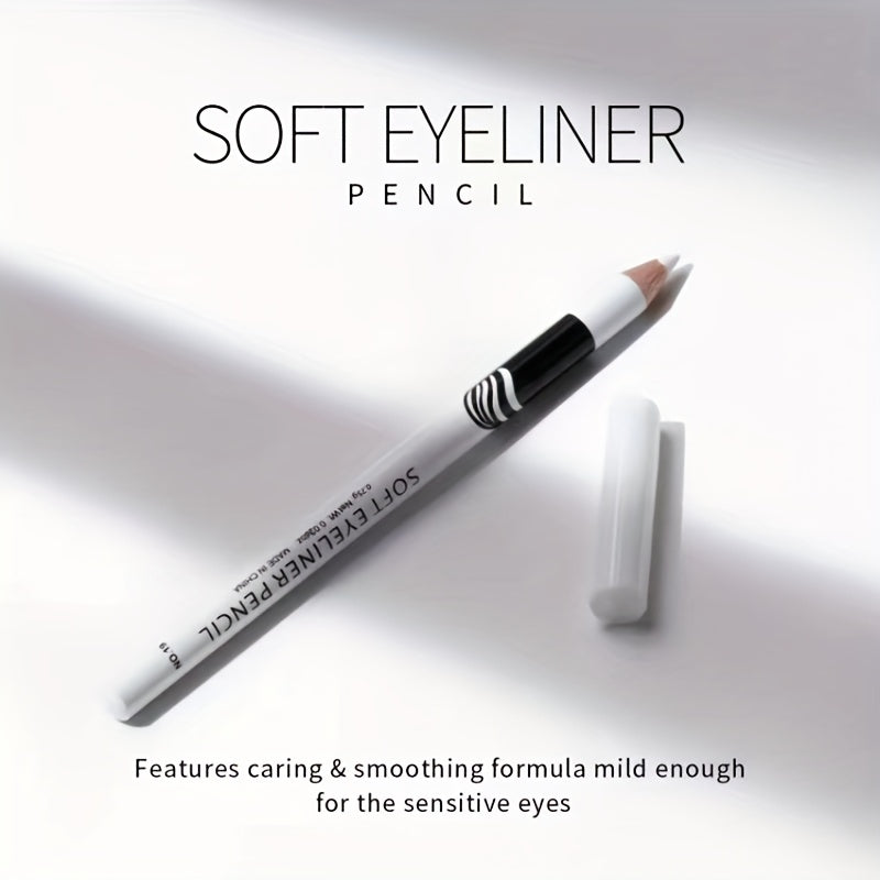 Soft Gel Eyeliner Pencil Highly Pigmented Waterproof Brightening Eye Makeup