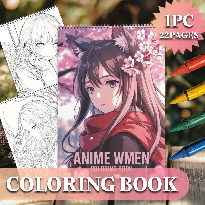 Spiral Coil Coloring Book - Fun Pages Clear Line Art - Perfect Gift