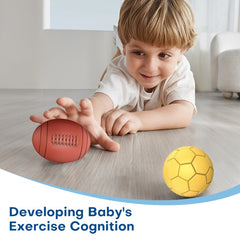 Soft Silicone Baby Grabbing Balls Set