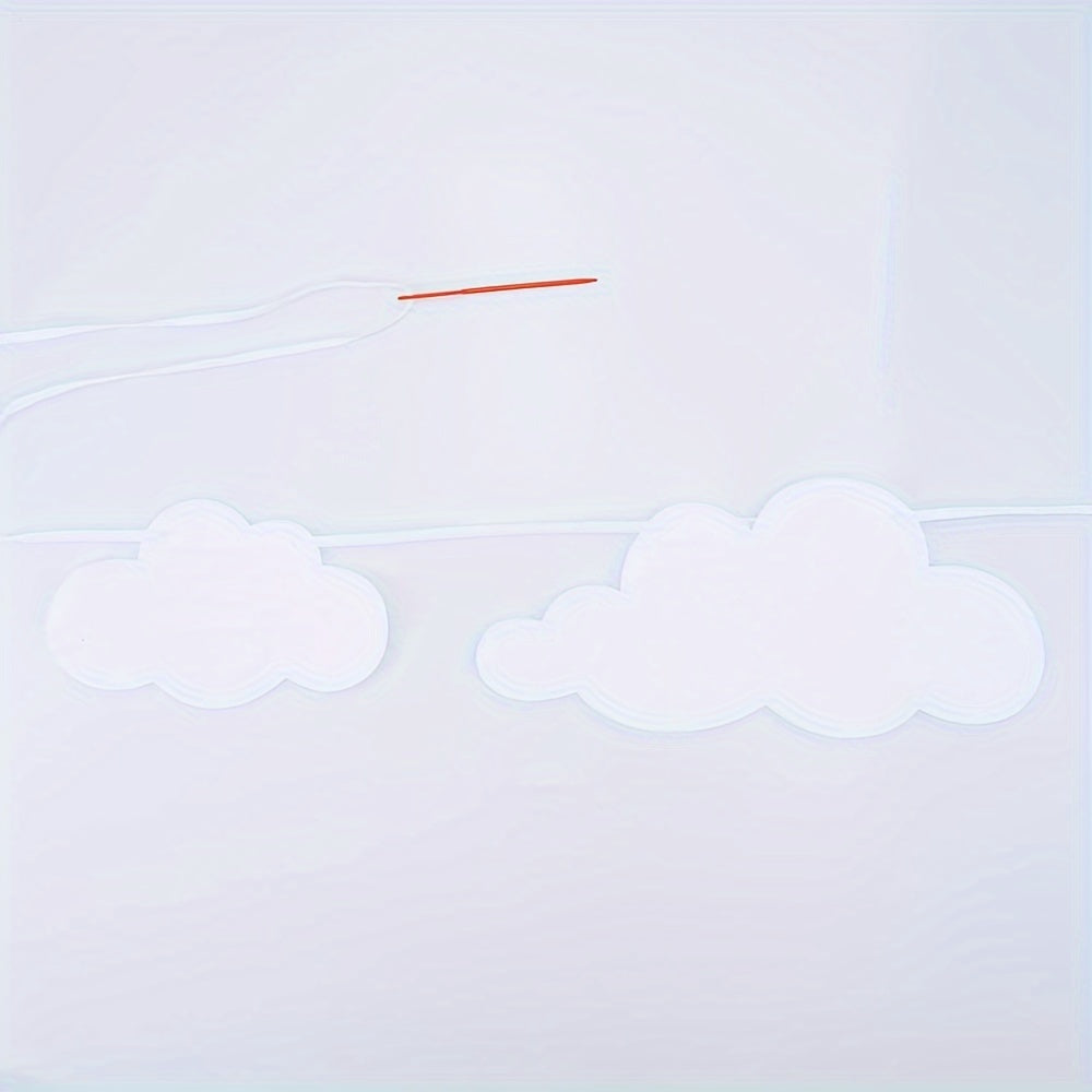 2 Pack Cloud Garland Cloud Felt Banner Cloud Wall Decor Cloud Baby Shower