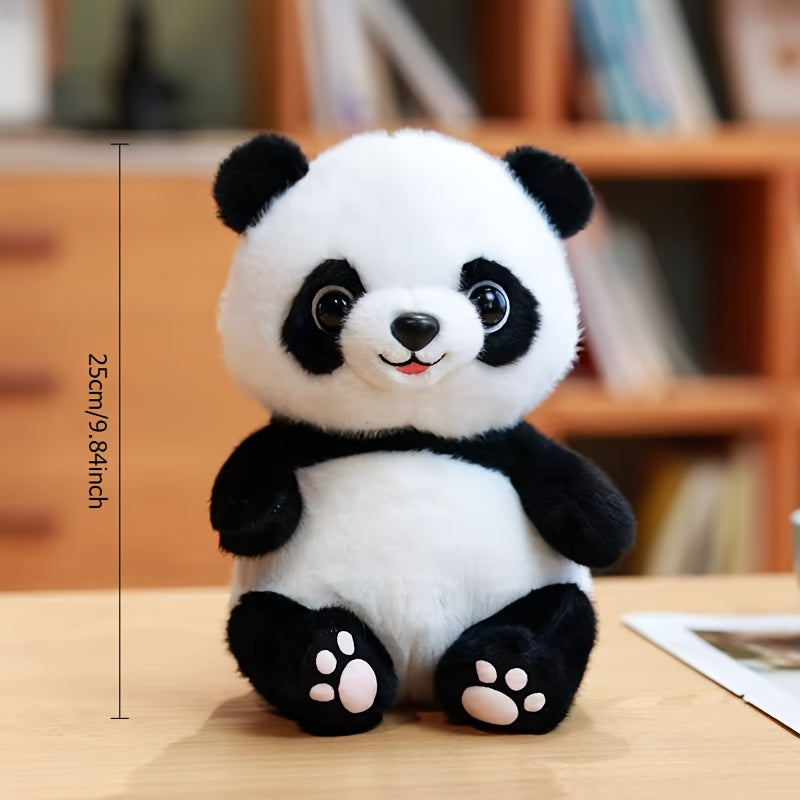10 Inch Soft Panda Plush Toy with Expressive Eyes
