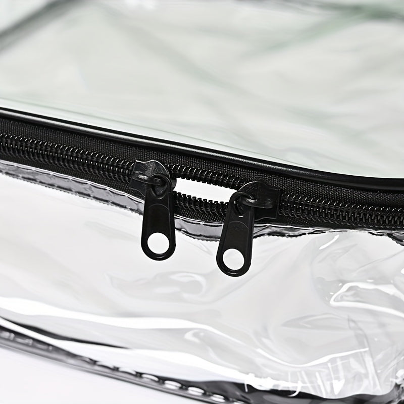 Transparent Portable PVC Zipper Wire Bag for Bed Products